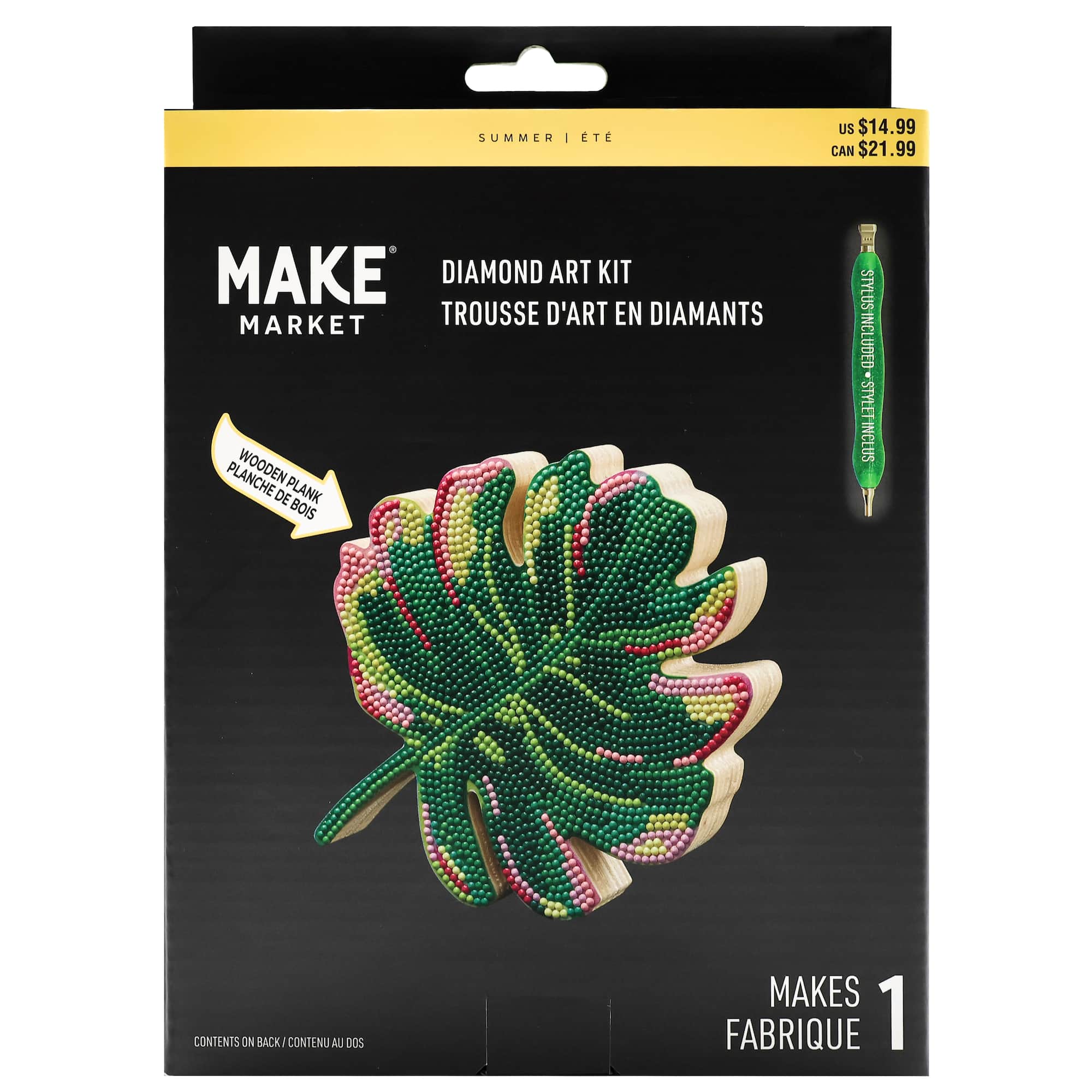 6" Palm Leaf Diamond Art Kit by Make Market®